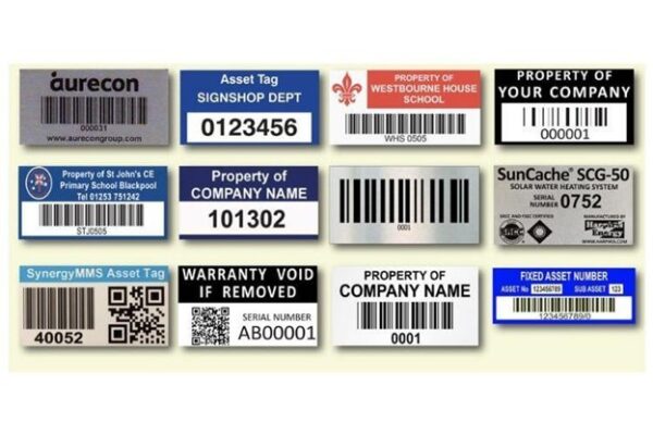 Anodized Aluminum Metal Asset Tags - Image 2